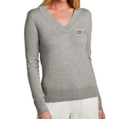 Horizon Public Health - Women's Cotton Stretch V Neck Sweater Thumbnail