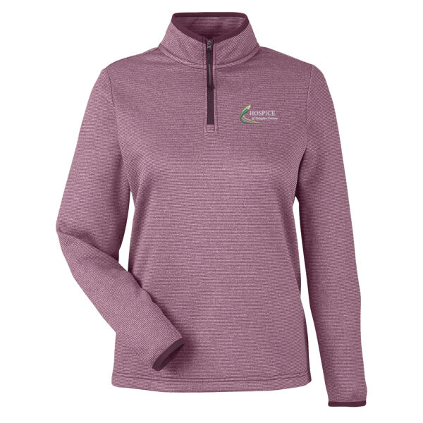 Horizon Public Health - Women's Venture Heathered Stripe Quarter-Zip Pullover Thumbnail
