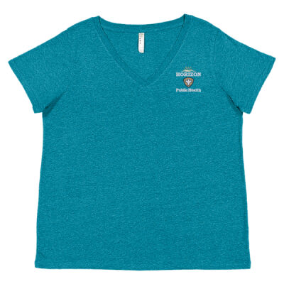 Horizon Public Health - Curvy Collection Women's Fine Jersey V-Neck Tee Thumbnail