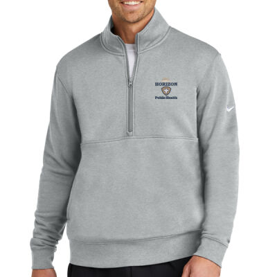 Horizon Public Health - Club Fleece Sleeve Swoosh 1/2 Zip Thumbnail