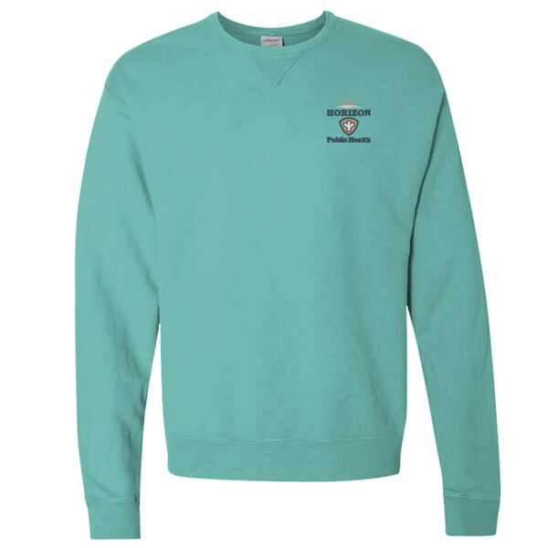 Horizon Public Health - Unisex Garment-Dyed Crewneck Sweatshirt Thumbnail
