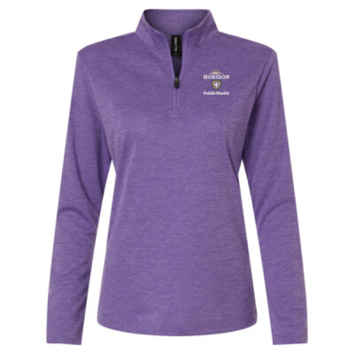 Horizon Public Health - Women's Pro-Lock Performance Mélange Quarter-Zip Pullover Thumbnail