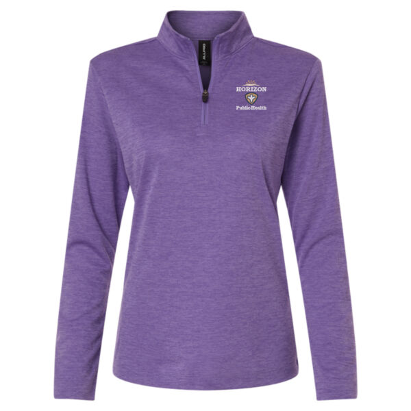 Horizon Public Health - Women's Pro-Lock Performance Mélange Quarter-Zip Pullover Thumbnail