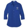 Ladies 3/4 Sleeve Carefree Poplin Shirt Thumbnail
